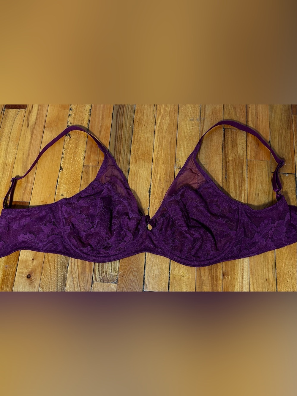 MEY - Plum Lace full coverage bra